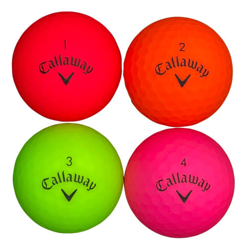 Callaway Callaway Supersoft Coloured Mix graded golf ball