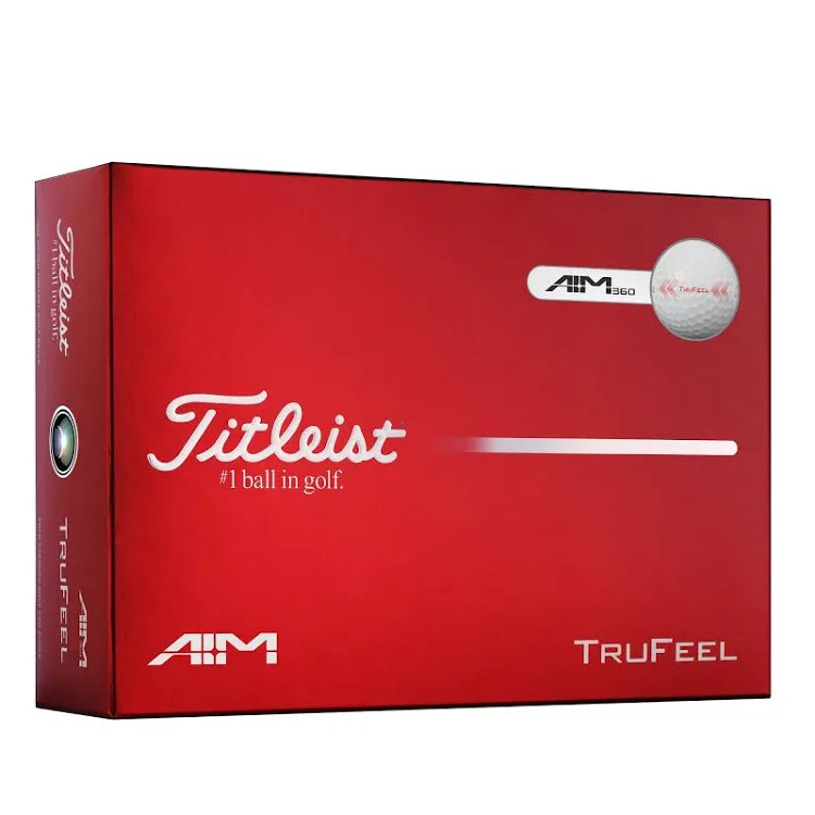 Brand new sealed box of Titleist Titleist TruFeel AIM (New) golf balls
