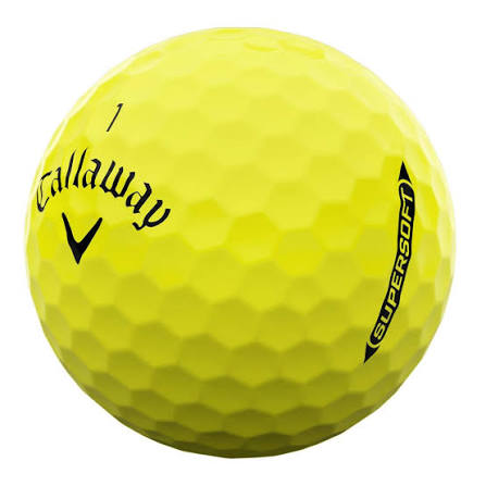 Callaway Callaway Supersoft Yellow graded golf ball